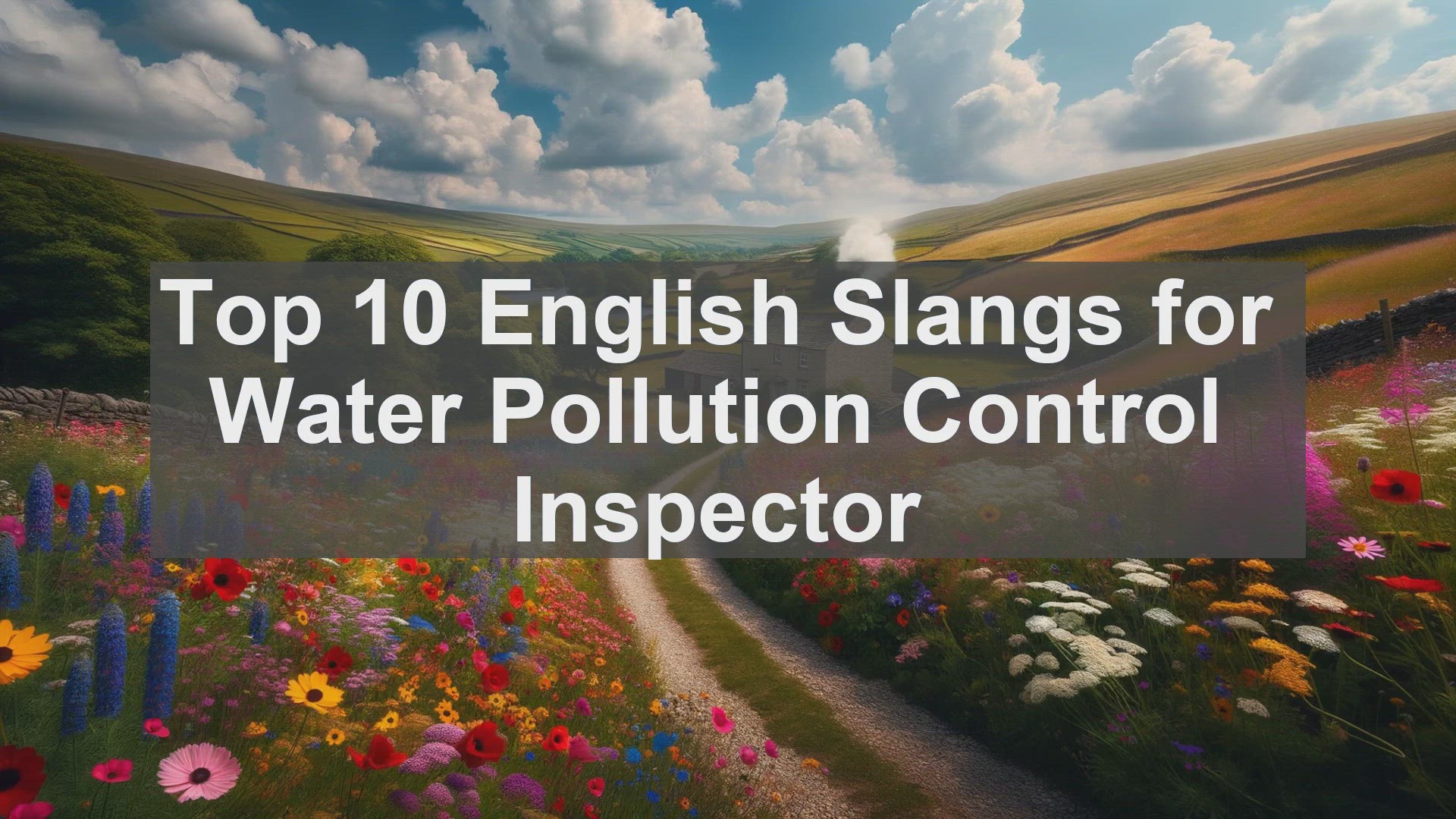 'Video thumbnail for Top 10 English Slangs for Water Pollution Control Inspector'
