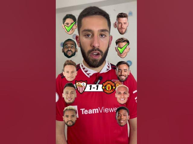 Video thumbnail for Sevilla vs Manchester United One Vs One #europaleague #football #manchesterunited #sevilla