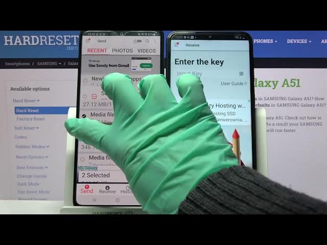 Video thumbnail for Transfer Files From SAMSUNG GALAXY A51 To Samsung Device (Send Anywhere)