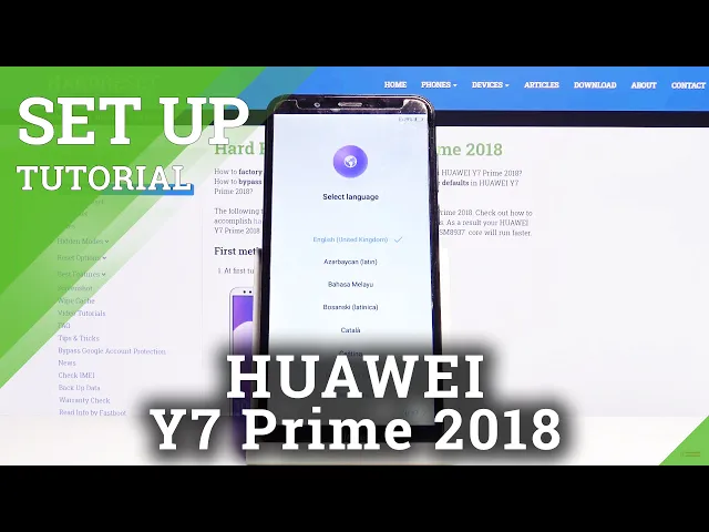 Video thumbnail for Initial Setup in HUAWEI Y7 Prime 2018 – Configuration Process