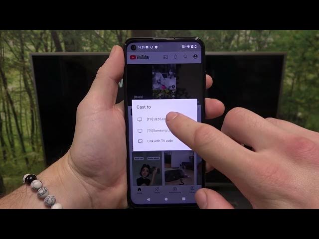 Video thumbnail for How to Screen Cast from a YouTube App to Smart TV on the HTC Desire 22 Pro - Screen Mirroring