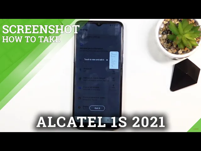 Video thumbnail for How to Take Screenshot in Alcatel 1S 2021  – Catch Screen