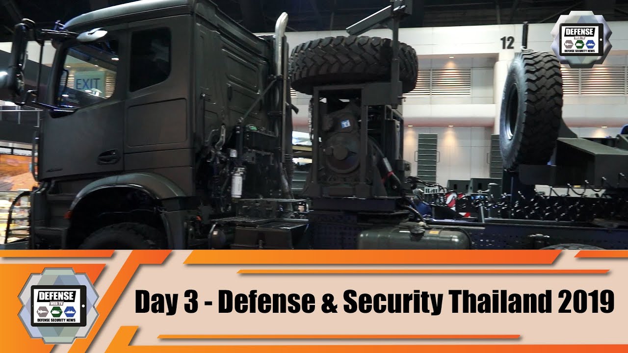 Video thumbnail for Defense and Security Thailand 2019 Tri-Service Asian Exhibition Bangkok Show Daily News Video Day 3