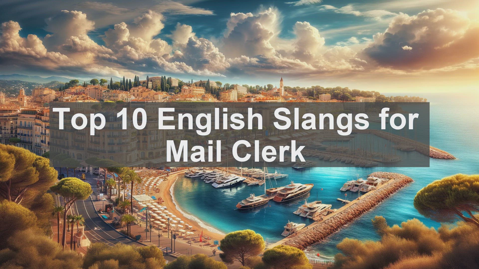 'Video thumbnail for Top 10 English Slangs for Mail Clerk'
