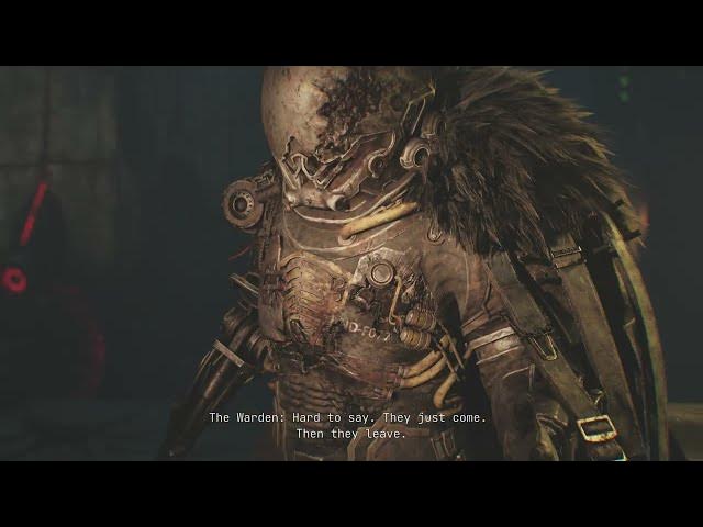 Video thumbnail for Cronos: The New Dawn - The Underground Station: ND-3576 Meets The Warden Cutscene and Dialogue Tree
