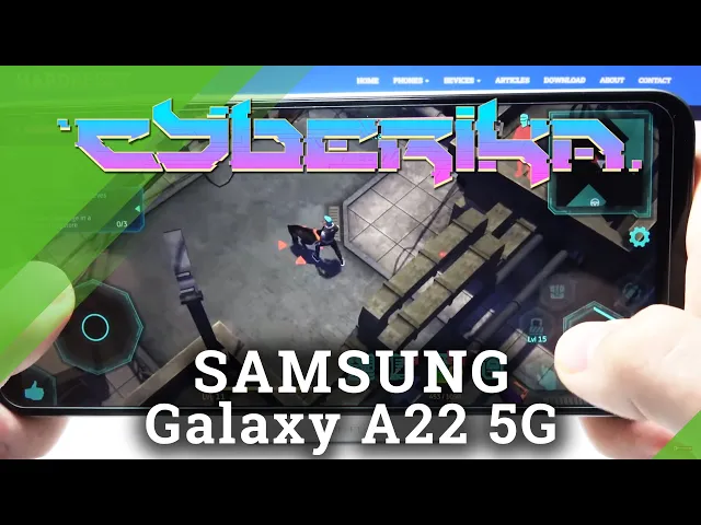 Video thumbnail for Cyberika on Samsung Galaxy A22 5G - Android Game Checkup