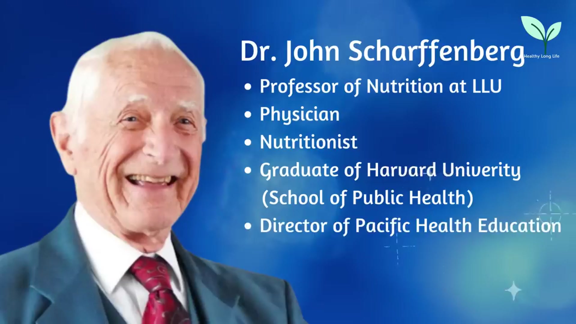 Video thumbnail for I EAT Top 3 Vitamins to CONQUER AGING  100 yo Harvard Doctor John Scharffenberg(720P HD)