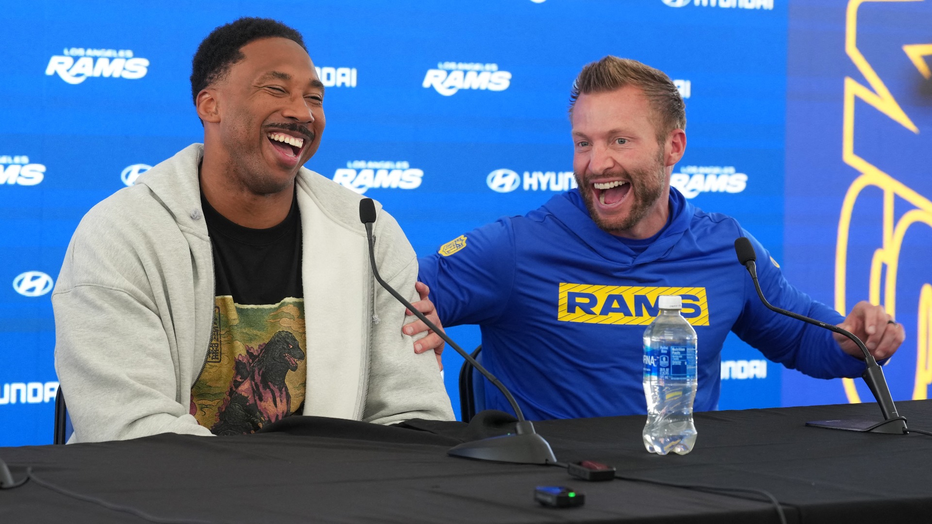 Video thumbnail for Rams' Super Bowl Odds & NFC West Rivalries Analysis