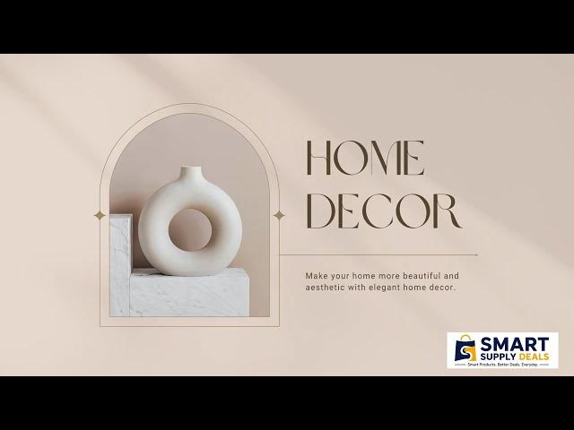 Video thumbnail for Transform Your Home with Stunning Décor!