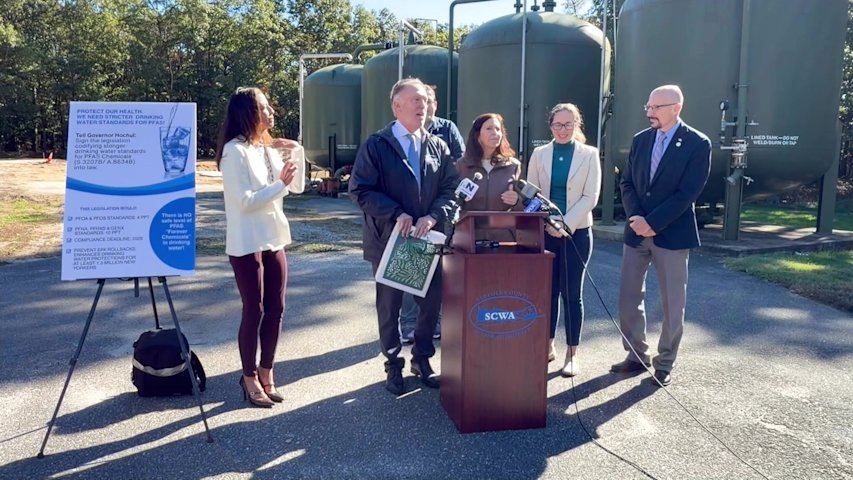 Video thumbnail for NY lawmakers push to lower drinking water PFAS limits to 4 parts per trillion
