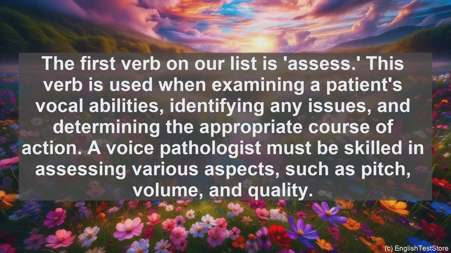 'Video thumbnail for Top 10 English Verbs for Voice Pathologist'