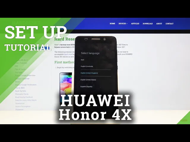 Video thumbnail for SET UP HUAWEI Honor 4X – Activation & Configuration Process