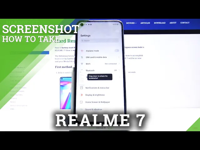 Video thumbnail for How to Take Screenshot in REALME 7 – Capture Screen
