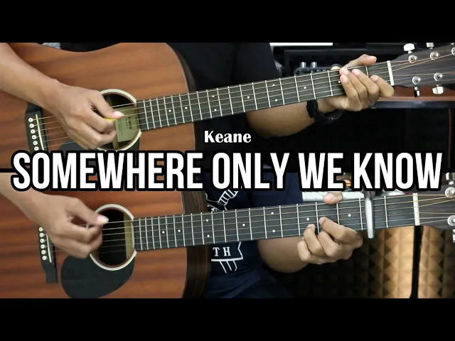 Video thumbnail for Somewhere Only We Know - Keane | EASY Guitar Tutorial - Guitar Lessons