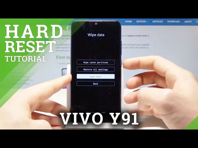 Video thumbnail for How to Hard Reset VIVO Y91 - Factory Reset / Wipe Data / Delete Data