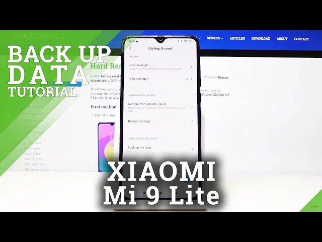 Video thumbnail for How to Backup Data in XIAOMI Mi 9 Lite – Google Backup