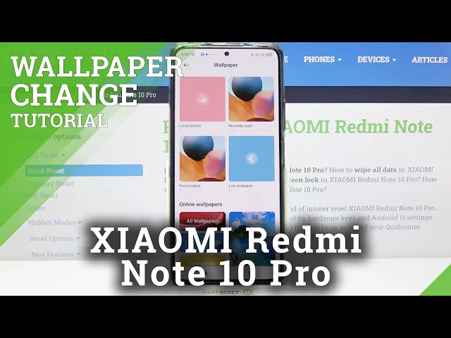 Video thumbnail for How to Change Wallpaper in XIAOMI Redmi Note 10 Pro – Home Screen Update