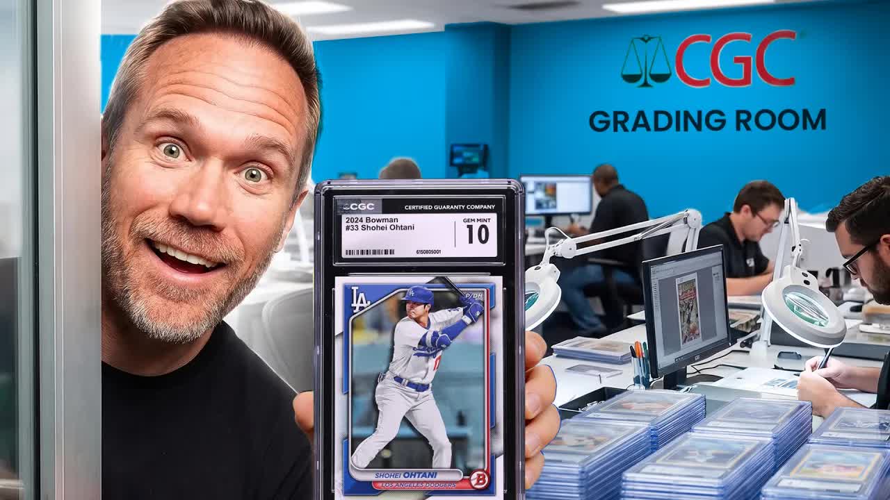 Video thumbnail for Sports Card Investor: INSIDE CGC's SECRET GRADING ROOM!