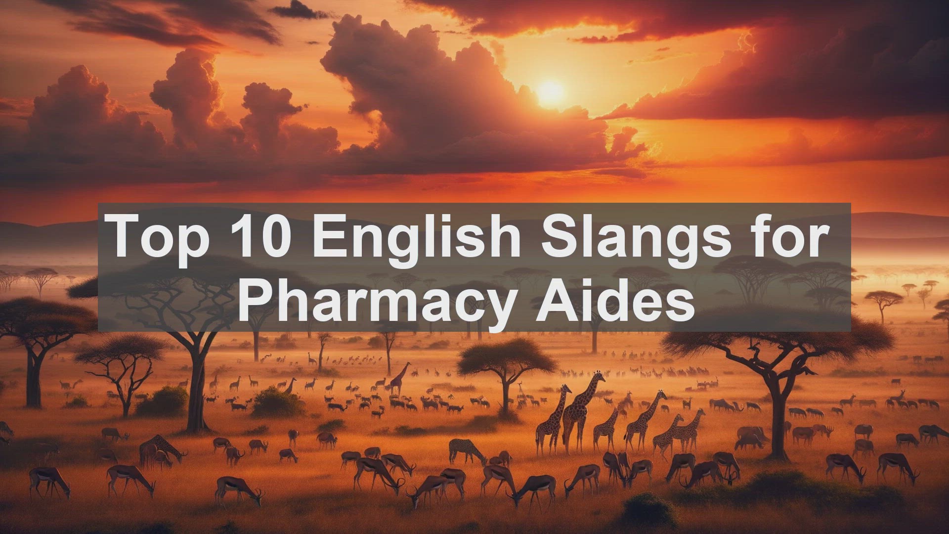 'Video thumbnail for Top 10 English Slangs for Pharmacy Aides'