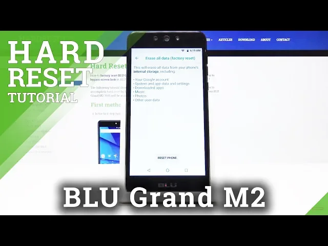 Video thumbnail for How to Factory Reset BLU Grand M2 – Delete all data