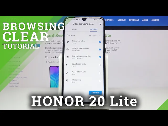 Video thumbnail for How to Clear Browsing Data on HUAWEI Honor 20 Lite – Clear Browsing History
