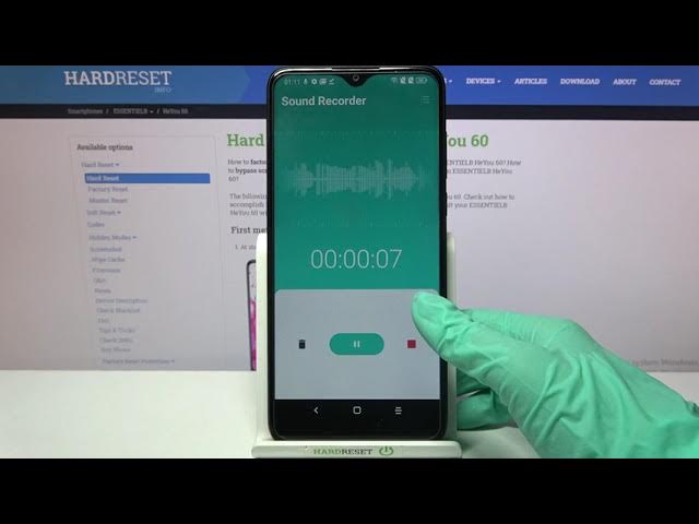 Video thumbnail for Save Sound Records – ESSENTIELB HeYou 60 and Voice Recorder App