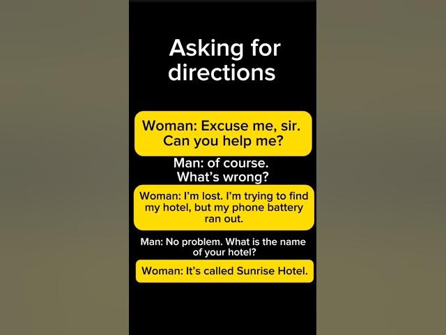 Video thumbnail for Ask and giving directions. #english locations #انجليزي_يقدمه_مصطفى with elllo conversations