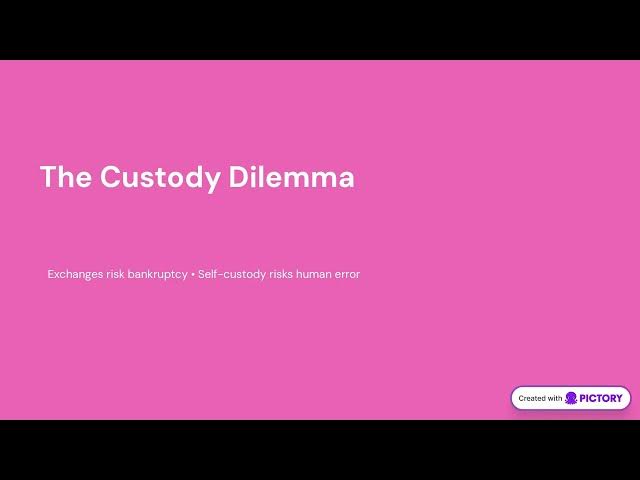 Video thumbnail for Leaving your bitcoin on a centralized exchange?