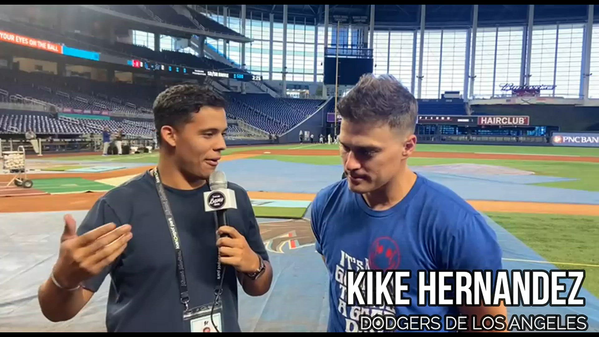 Video thumbnail for Kike Hernandez habla de la emoción de haber regresado con los Dodgers