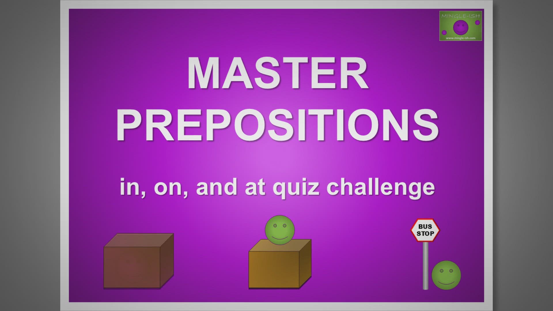 'Video thumbnail for Master Prepositions - In, On, At Quiz Challenge #2'