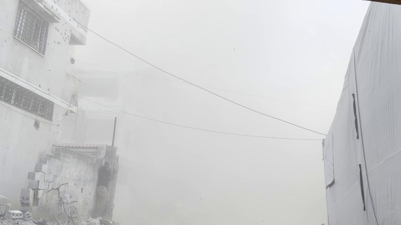 Video thumbnail for MOMENT - Four killed and multiple injured as Israeli military strikes Tel Al-Hawa in Gaza.