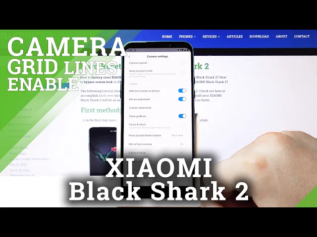 Video thumbnail for How to Use Camera Grid Lines on Xiaomi Black Shark 2 – Camera Features