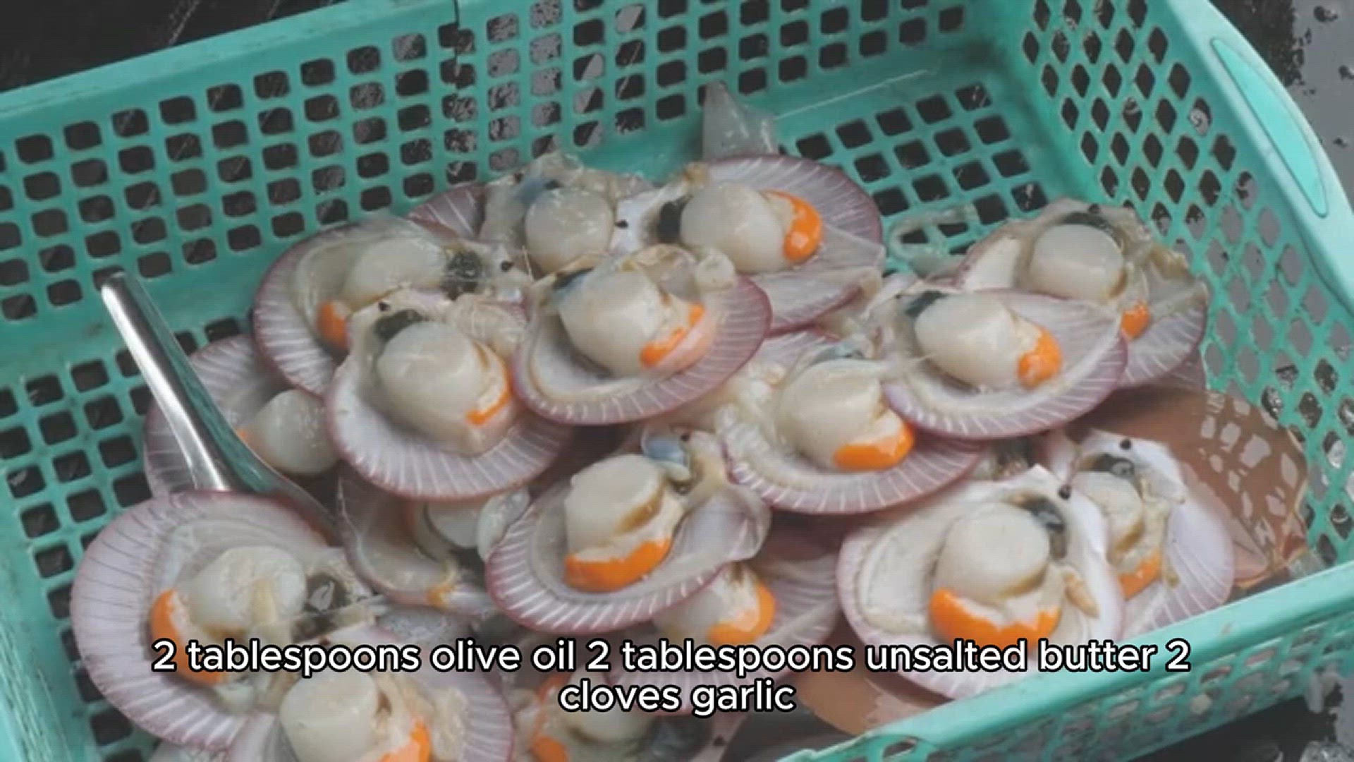Video thumbnail for Scallops recipe