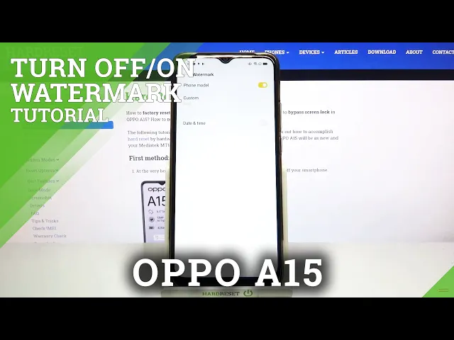 Video thumbnail for How to Turn On Camera Watermark in OPPO A15 – Turn Off Camera Watermark