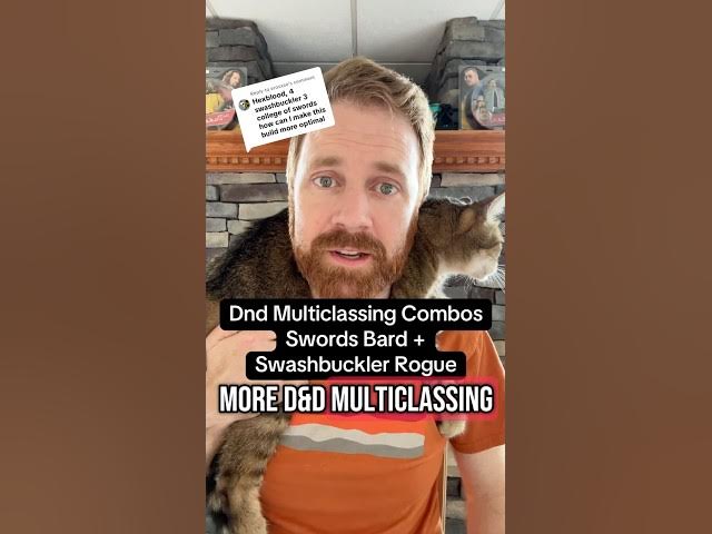 Video thumbnail for DnD Swords Bard and Swashbuckler Rogue is a perfectly fine multiclass combo