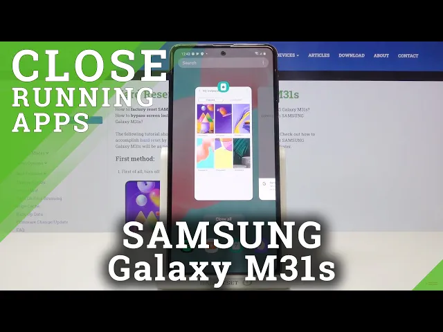 Video thumbnail for How to Close Running Apps on SAMSUNG Galaxy M31s – Disable Running Apps