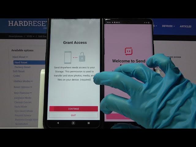 Video thumbnail for How To Transfer Files from NOKIA Device to VIVO X60 Pro – the Send Anywhere App