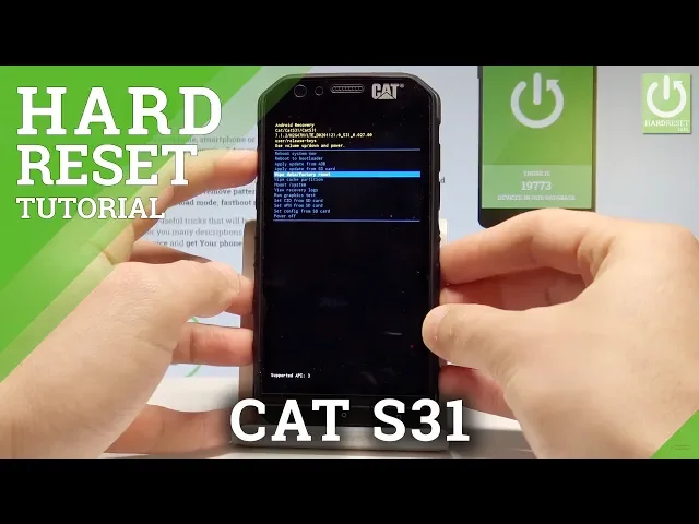 Video thumbnail for How to Hard Reset CAT S31 - Bypass Screen Lock / Hardware Reset