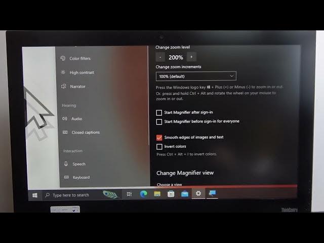 Video thumbnail for How To Enable & Disable Magnifier In LENOVO AIO M900Z