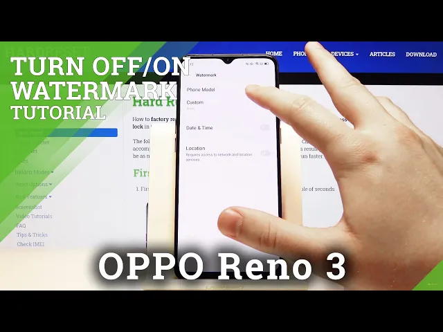 Video thumbnail for How to Turn Off Camera Watermark in OPPO Reno 3 – Camera Watermarks