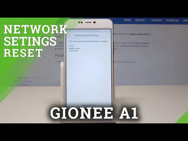 Video thumbnail for Reset Network Settings in GIONEE A1 - Restore Network Settings