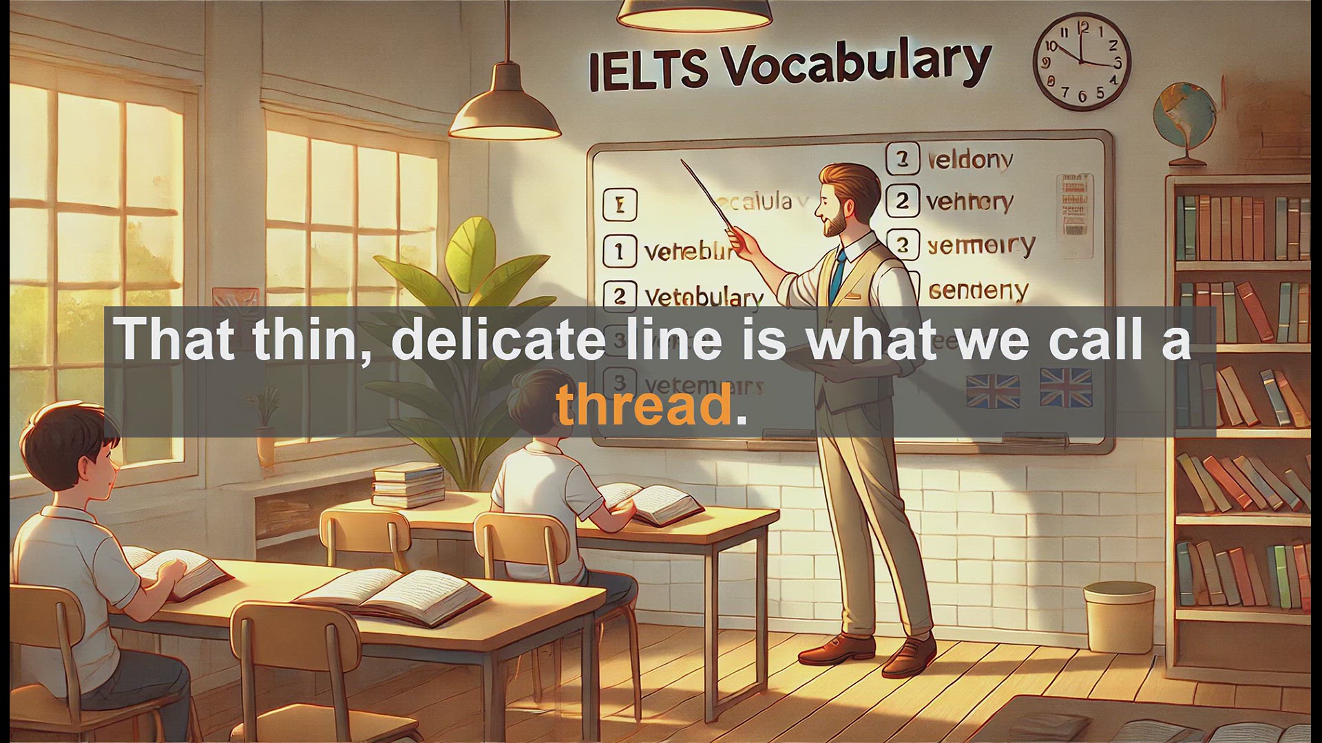 'Video thumbnail for 2500 Must Know IELTS 6.5 Vocabulary - Thread: From Sewing to Storytelling'