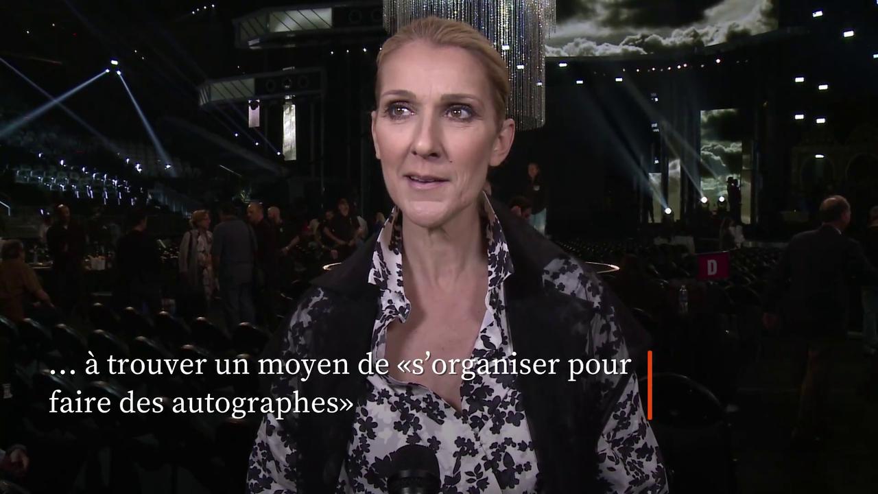 Video thumbnail for Céline Dion est très «contente» d'être à Paris pour ses concerts.