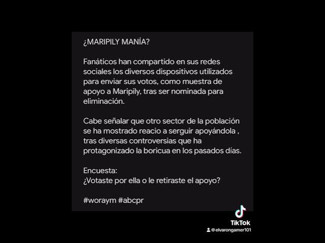 Video thumbnail for ¿MARIPILY MANÍA?Fanáticos han compartido en sus redes sociales los diversos dispositivos utilizados
