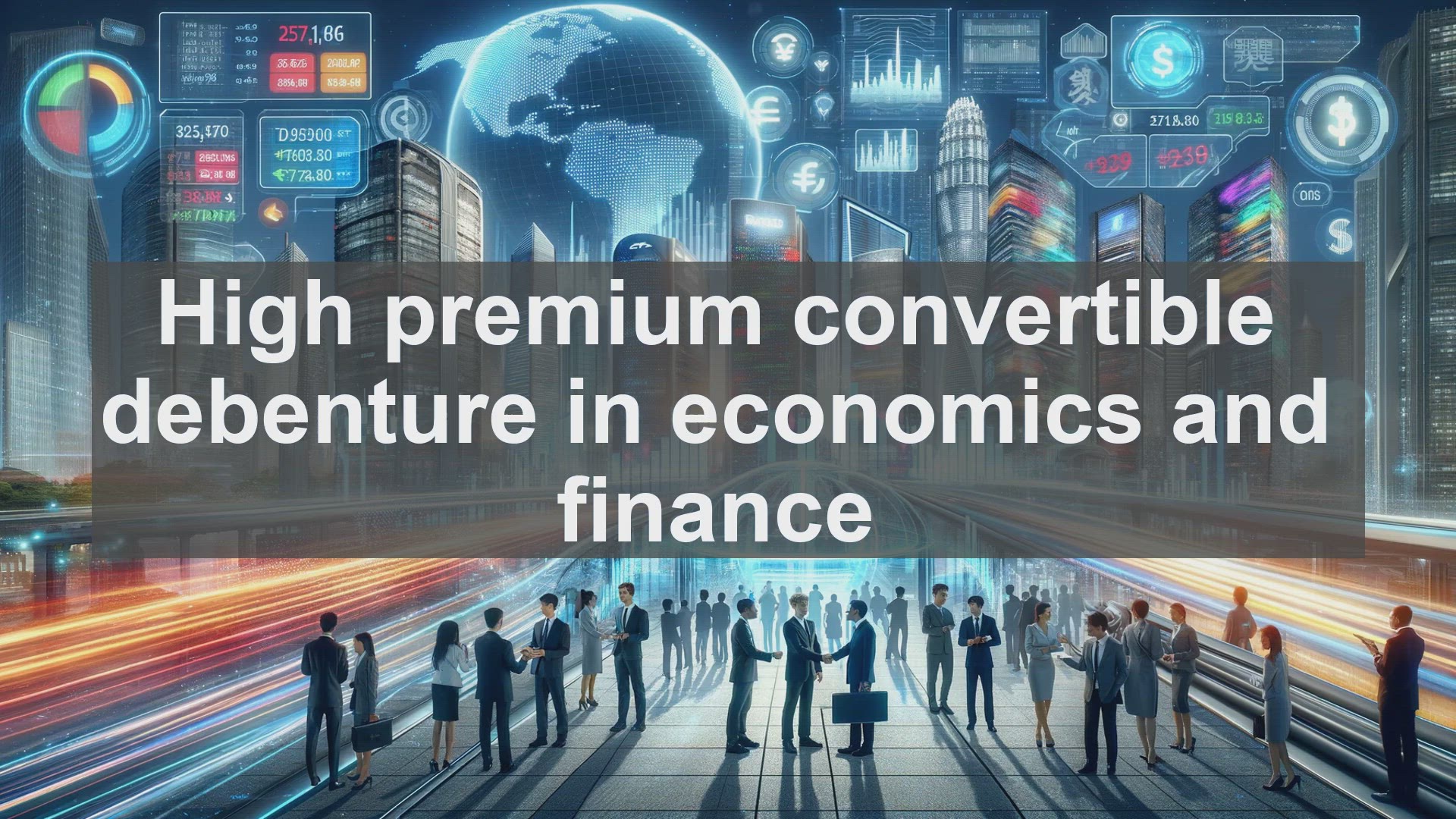 'Video thumbnail for High premium convertible debenture in economics and finance'
