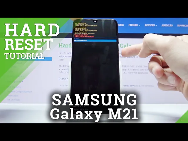Video thumbnail for Hard Reset SAMSUNG Galaxy M21 – Wipe Data / Bypass Screen Lock