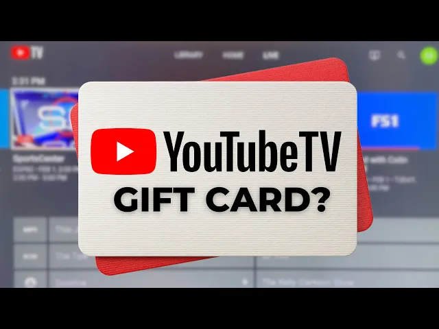 Video thumbnail for How To Pay for YouTube TV With a Gift Card | Viewer Request!