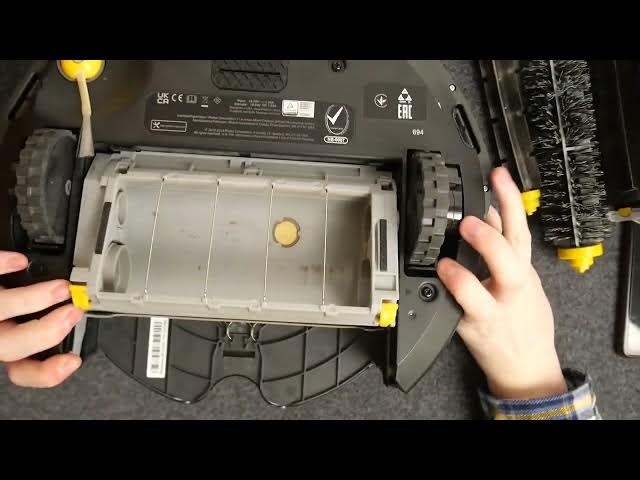 Video thumbnail for How To Empty Dust Bin and Remove Main Brush on iRobot Roomba - Fix Stuck Brush on Roomba