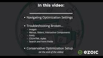 'Video thumbnail for Using Ezoic Leap & Troubleshooting Optimization Settings for WordPress'