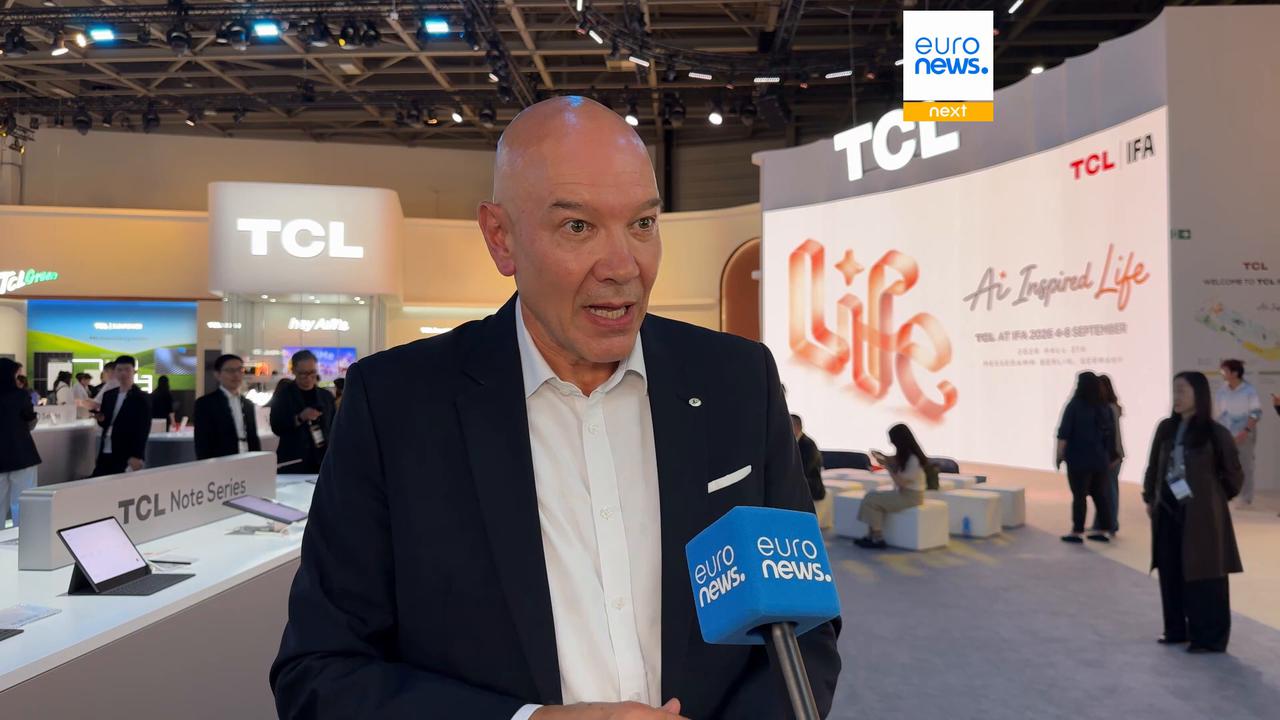 Video thumbnail for From giant TVs to 'James Bond glasses': TCL's vision for the future